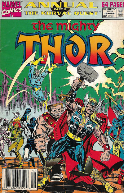 Thor Annual #16 [Newsstand]-Very Good (3.5 – 5)