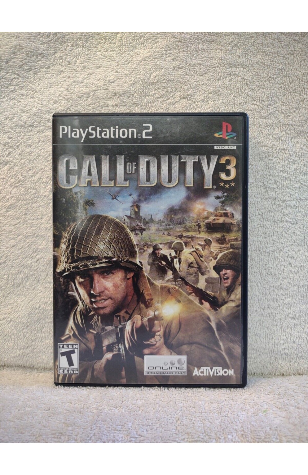 Call of Duty 3 PS2 Front cover
