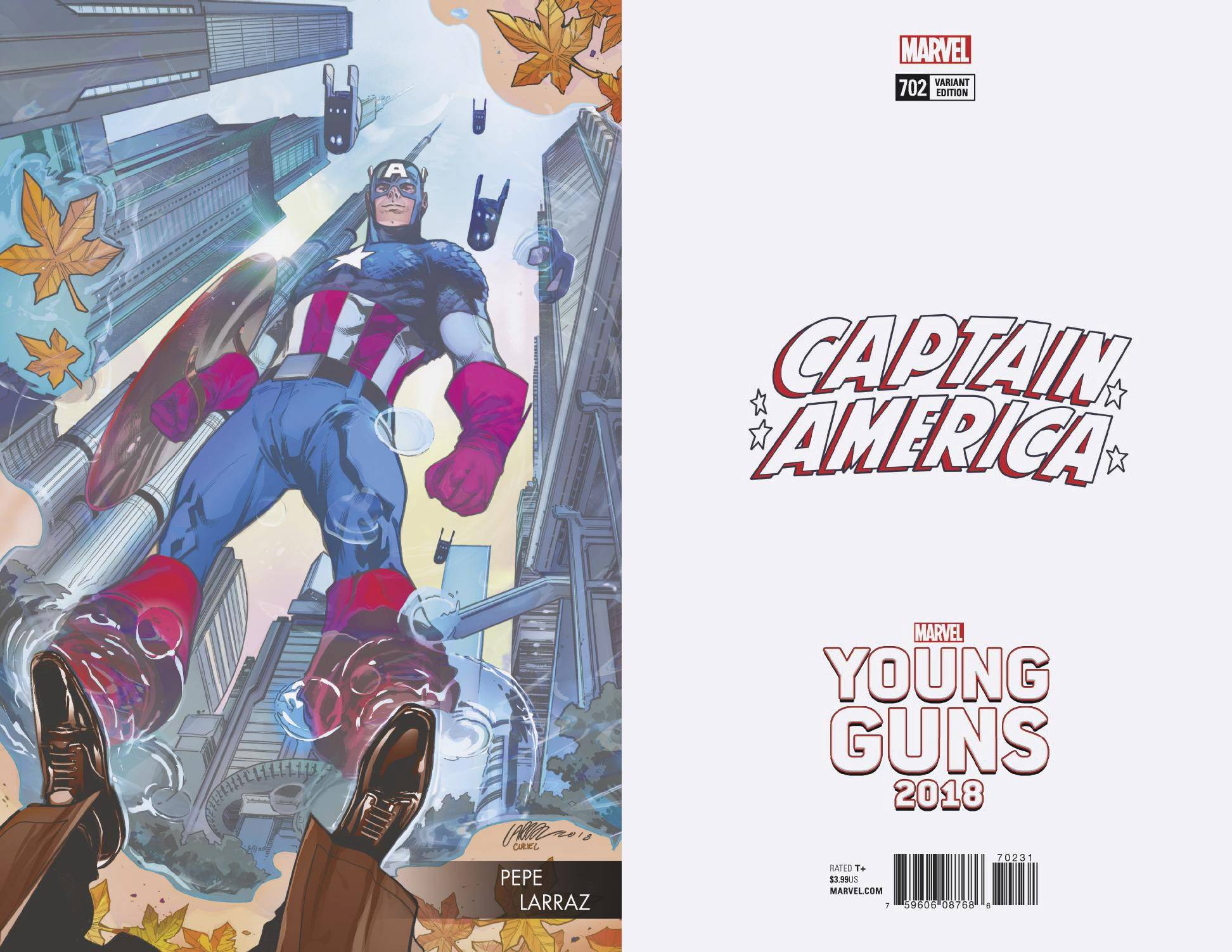 Captain America #702 Larraz Young Guns Variant (2018)