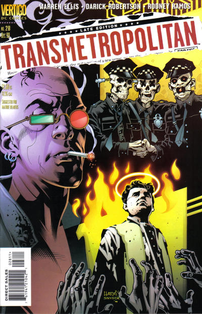 Transmetropolitan #28-Fine (5.5 – 7) Tony Harris Cover