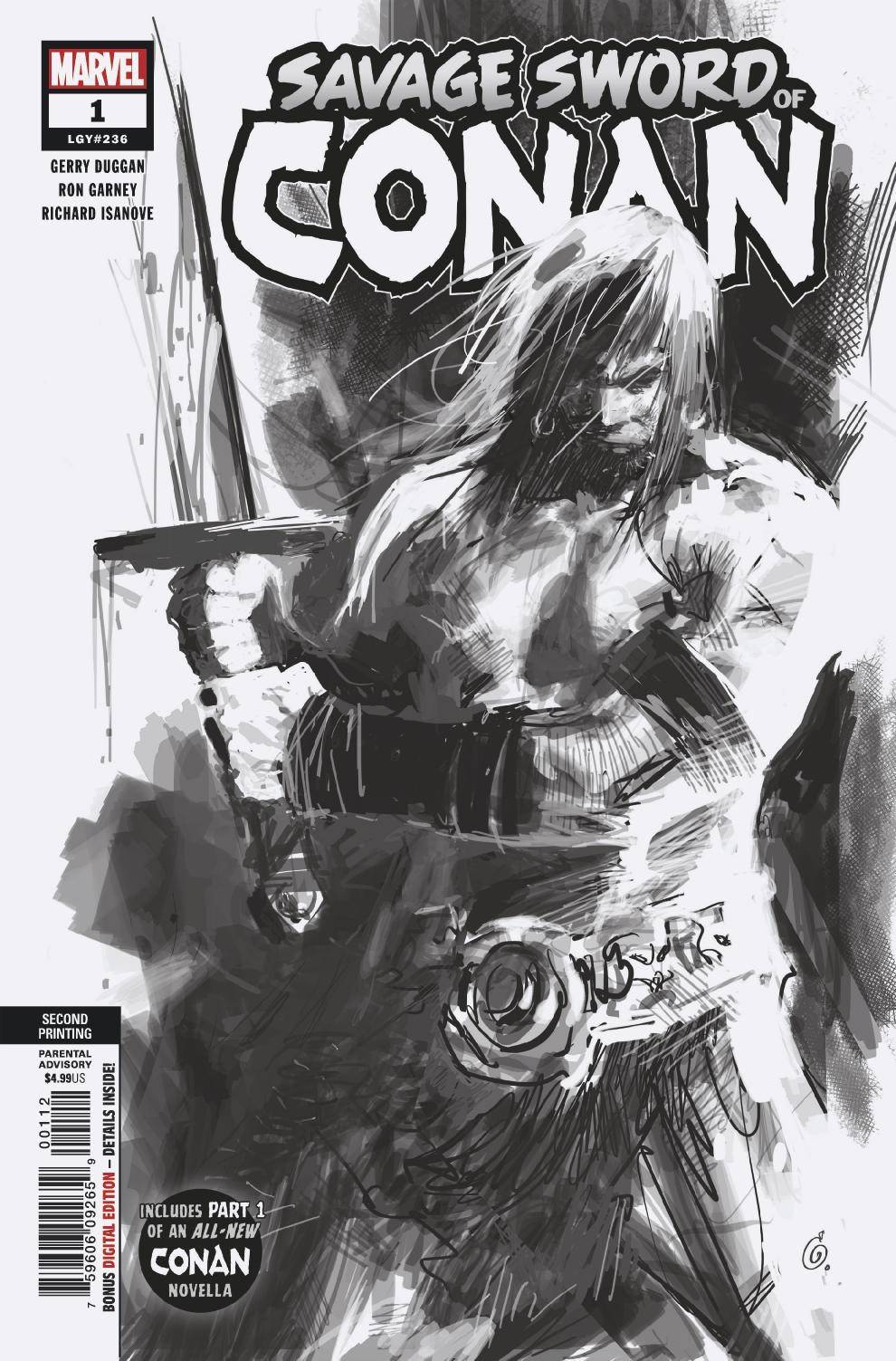 Savage Sword of Conan #1 2nd Printing Garney Variant (2019)