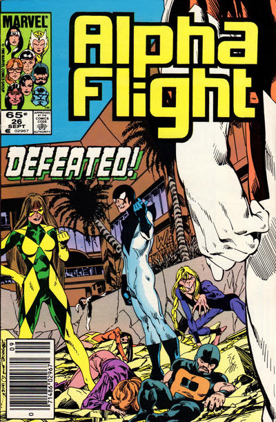 Alpha Flight #26 [Newsstand]