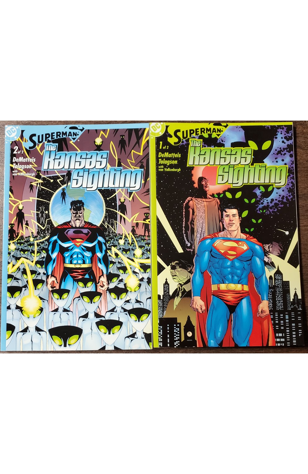 Superman The Kansas Sighting #1-2 (DC 2003) Set
