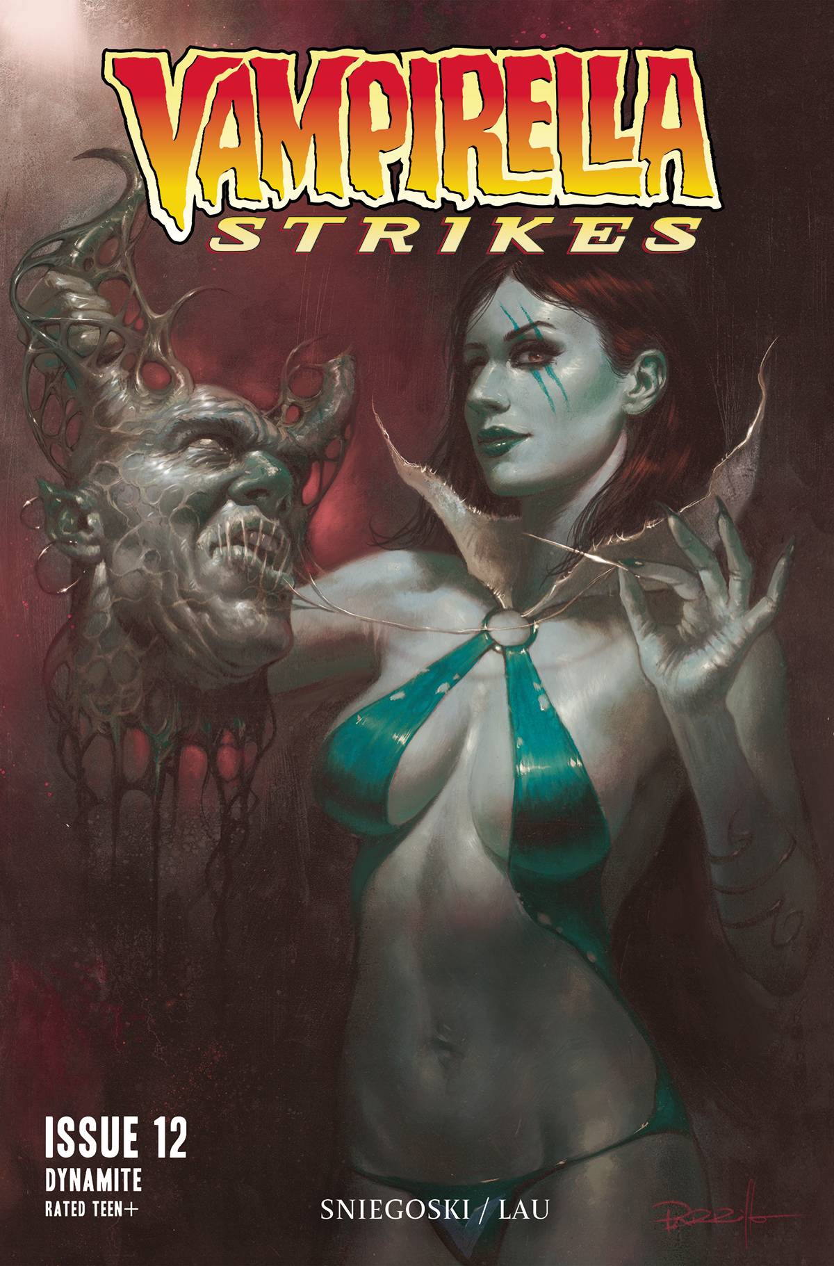 Vampirella Strikes #12 Cover M Last Call Parrillo Ultraviolet