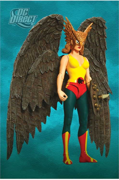 DC Direct Alex Ross Justice League Action Figure Series 6 Hawkgirl (2007) 