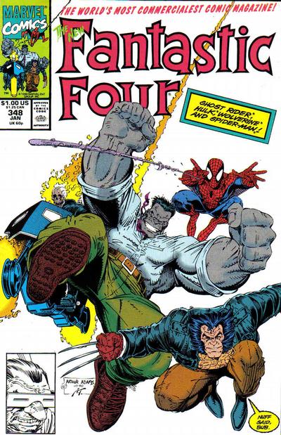 Fantastic Four #348 [Direct] - Vf-