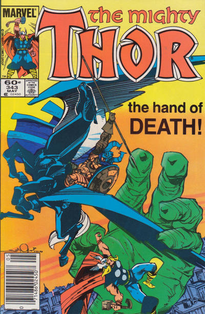 Thor #343 [Newsstand] - Vf-