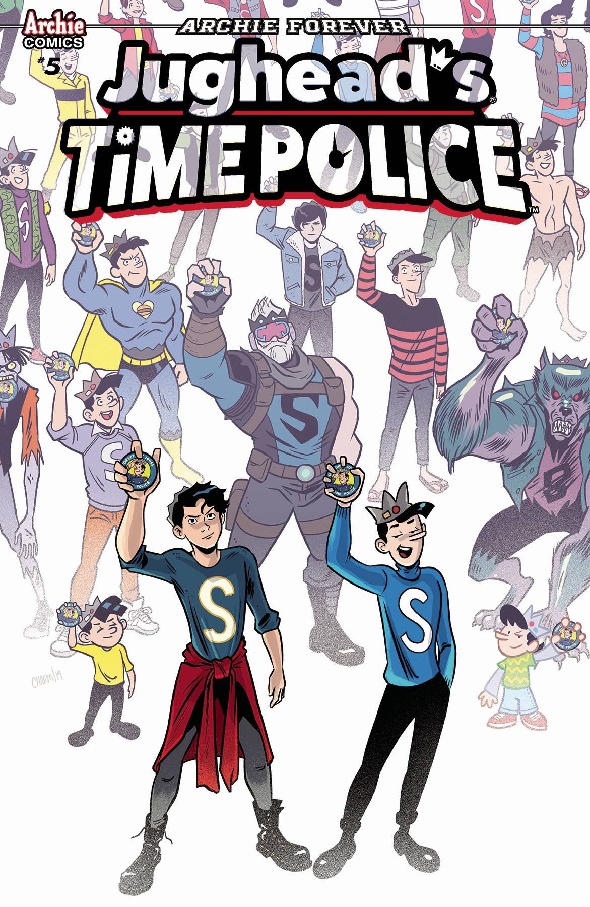 Jughead Time Police #5 Cover A Charm (Of 5)