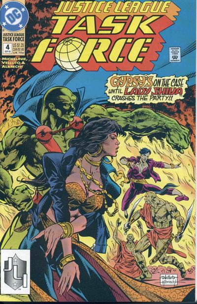 Justice League Task Force #4-Fine (5.5 – 7)