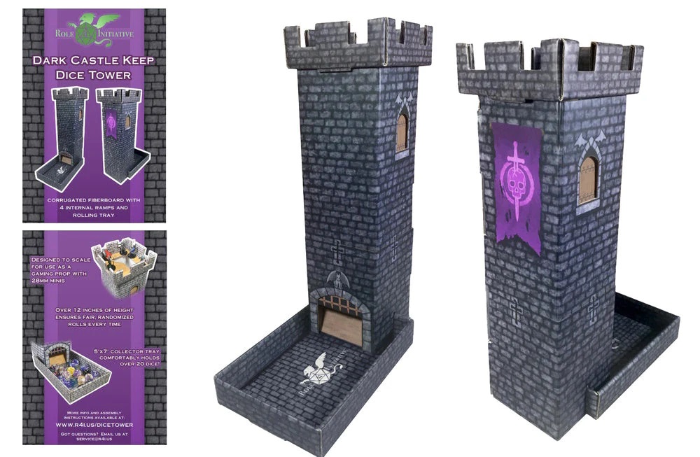 Dark Castle Keep Dice Tower Dm Screen Walls