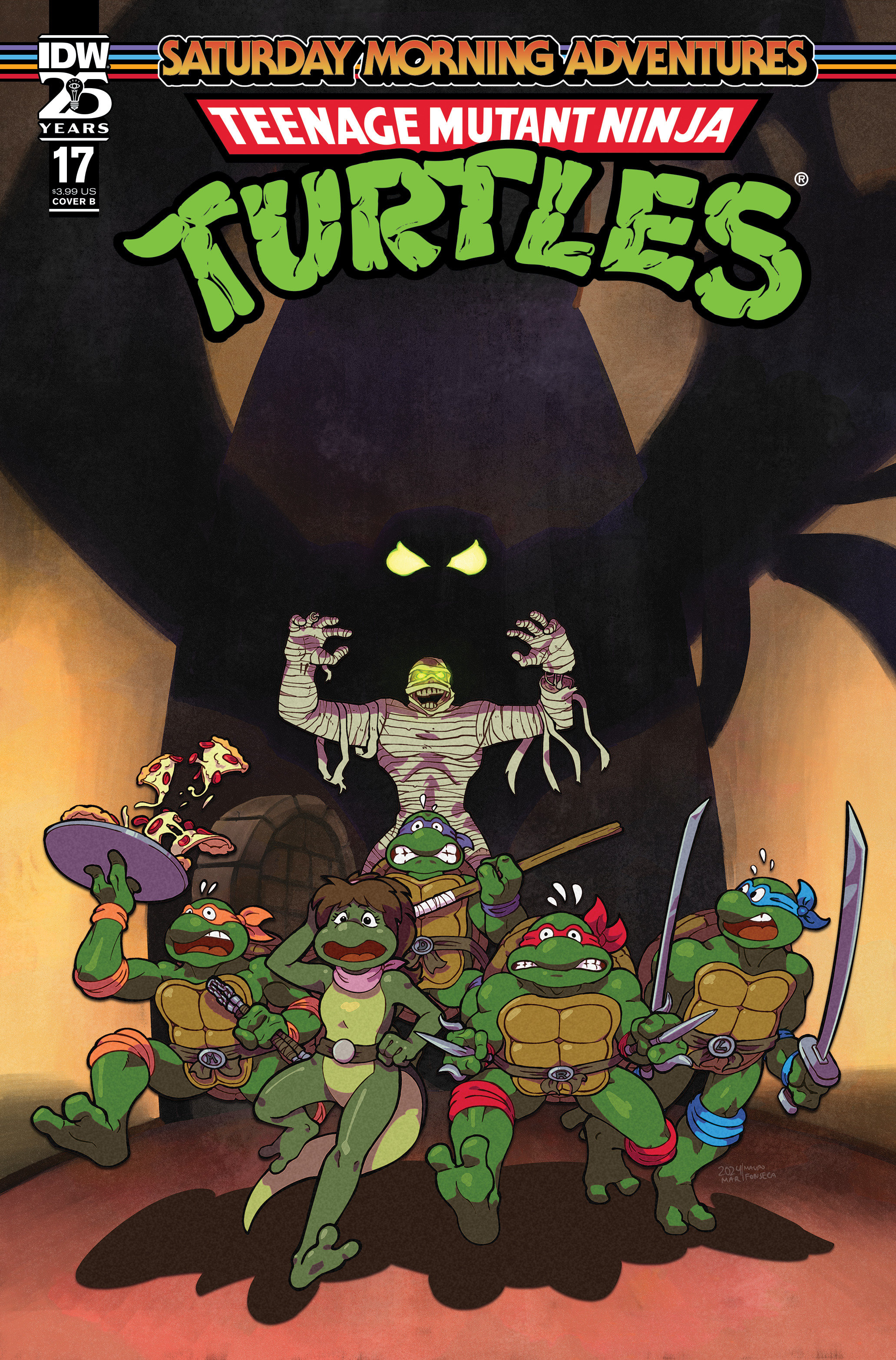 Teenage Mutant Ninja Turtles Saturday Morning Adventures Continued! #17 Cover B Fonseca