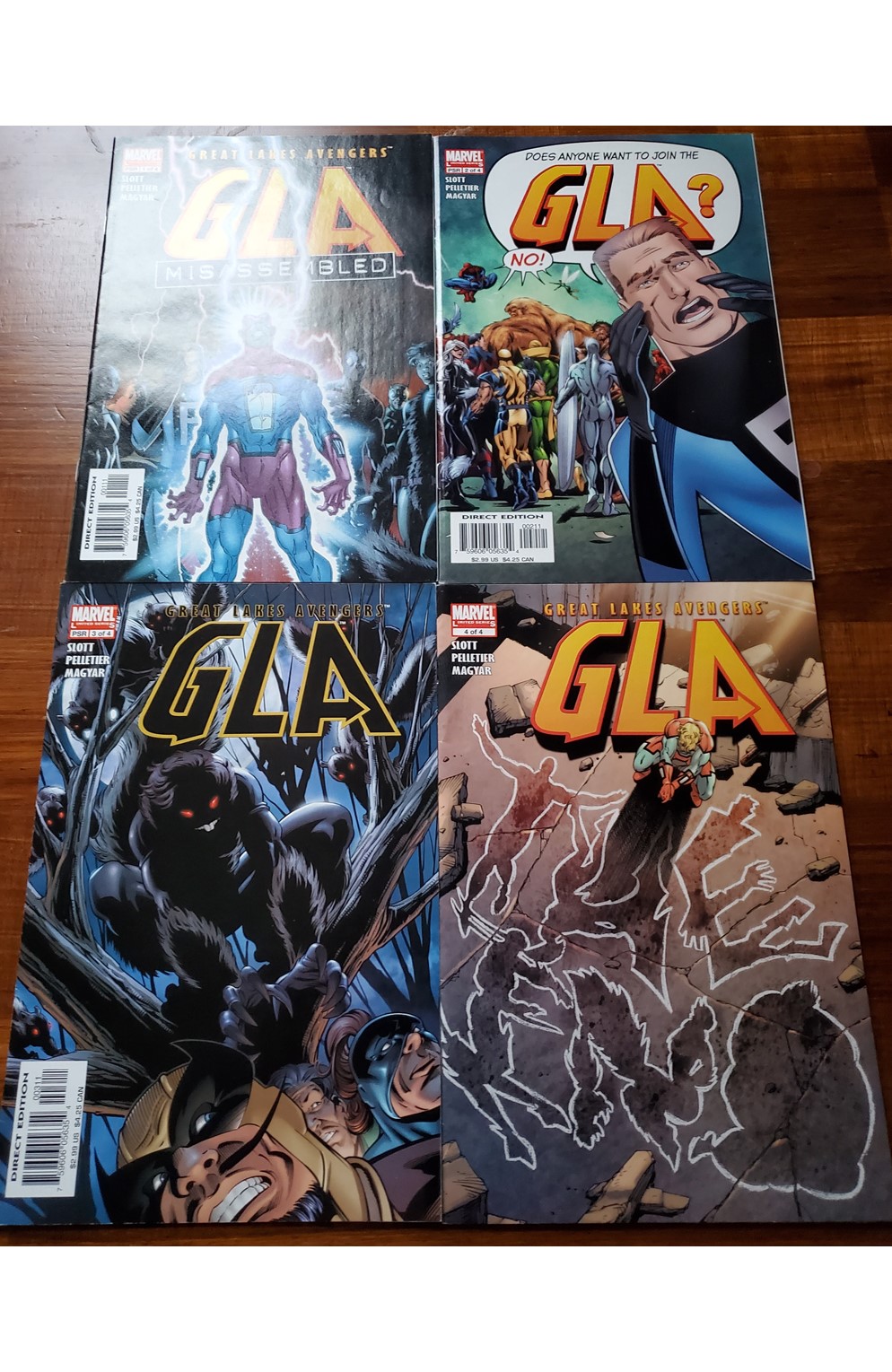 Gla #1-4 (Marvel 2005) Set 