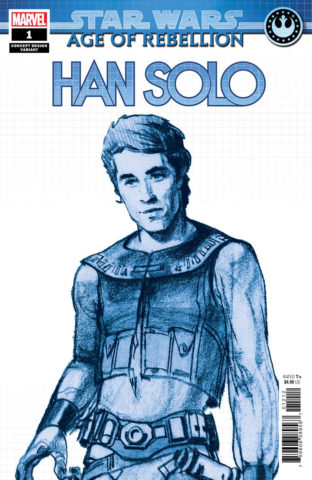 Star Wars Age of Rebellion Han Solo #1 Concept Variant