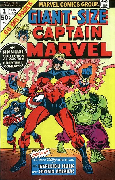 Giant-Size Captain Marvel #1 (1975)-Fine (5.5 – 7)