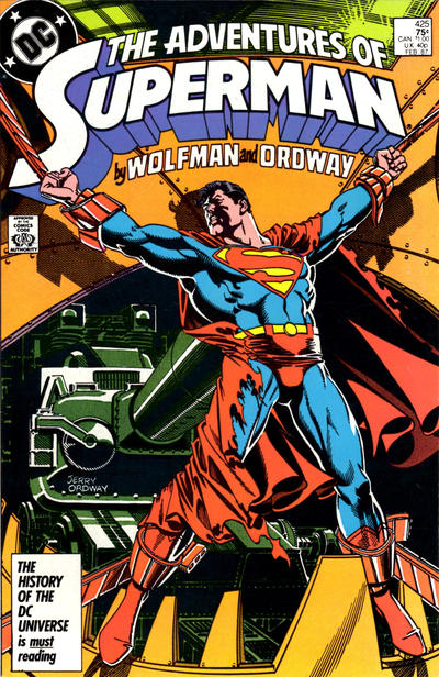 Adventures of Superman #425 [Direct]-Very Fine (7.5 – 9)