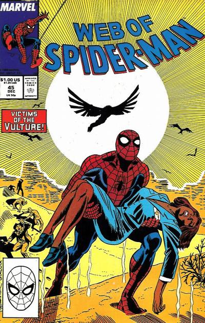 Web of Spider-Man #45 [Direct]-Fine (5.5 – 7)