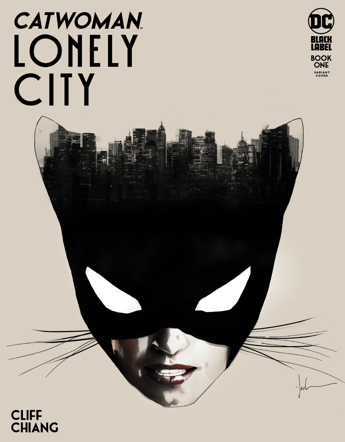 Catwoman Lonely City #1 Cover C Incentive 1 For 25 Jock Variant (Mature) (Of 4)