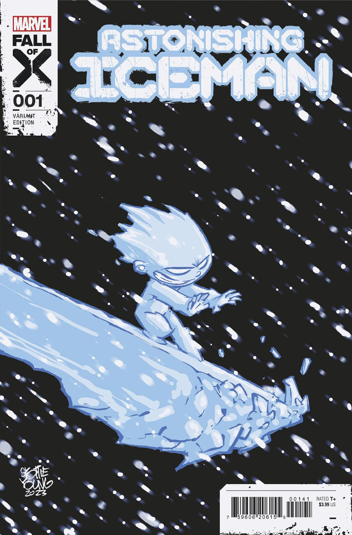 Astonishing Iceman #1 Skottie Young Variant (Fall of the X-Men)