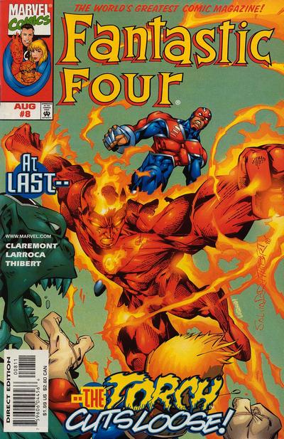 Fantastic Four #8 (1998) [Direct Edition]-Fine (5.5 – 7)