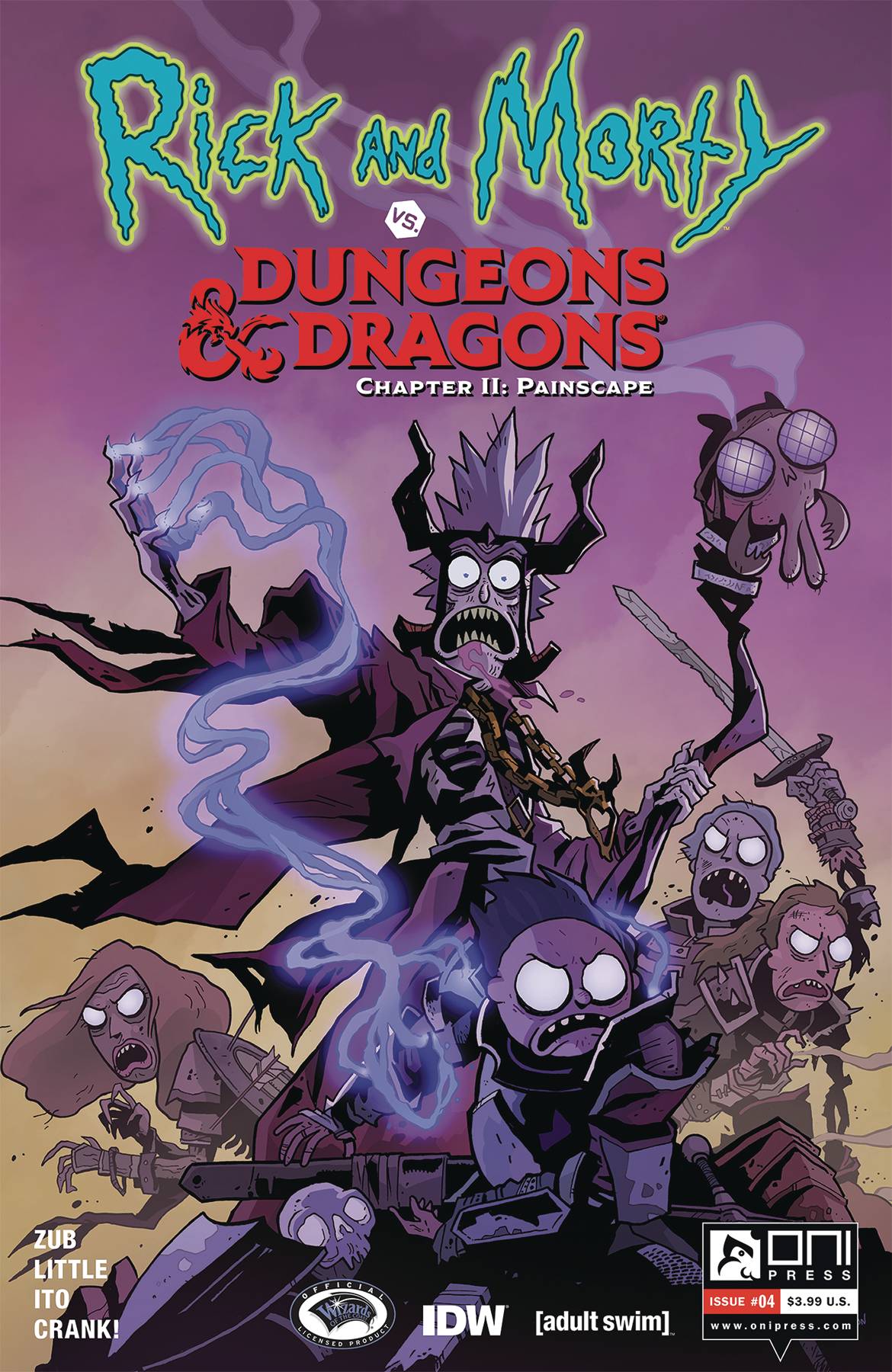 Rick and Morty Vs Dungeons & Dragons II Painscape #4 Cover A Little