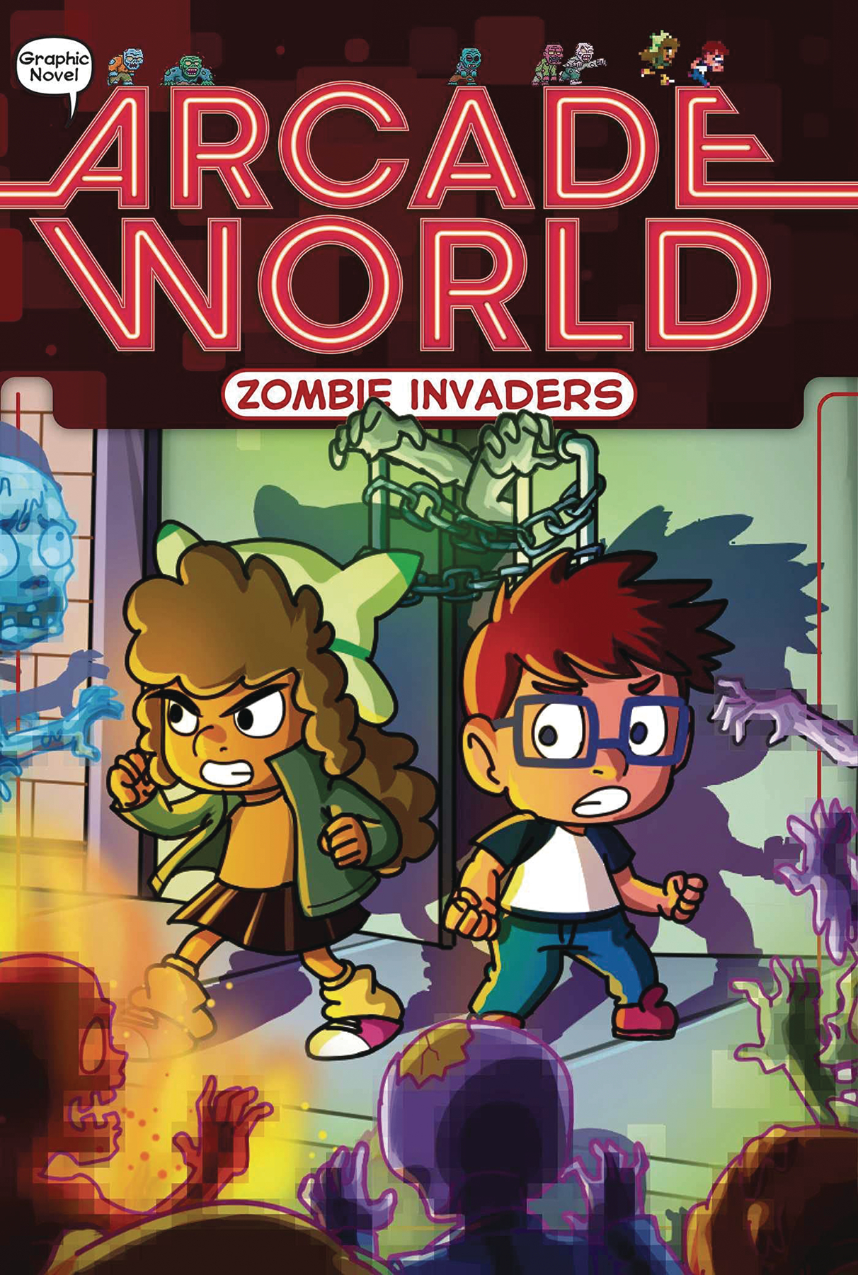Arcade World Graphic Novel Chapterbook Volume 2 Zombie Invaders
