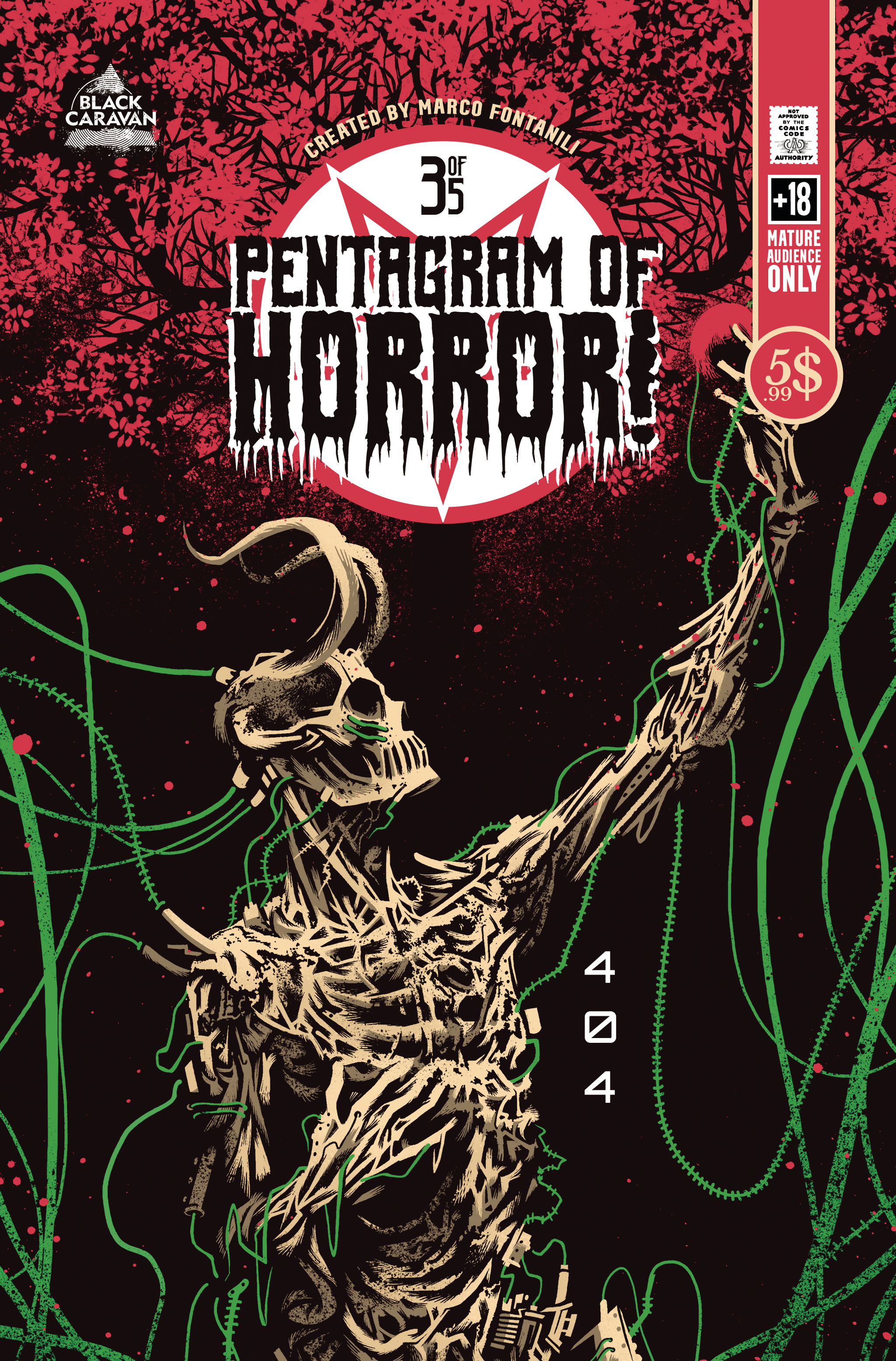 Pentagram of Horror #3 Cover A Marco Fontanili