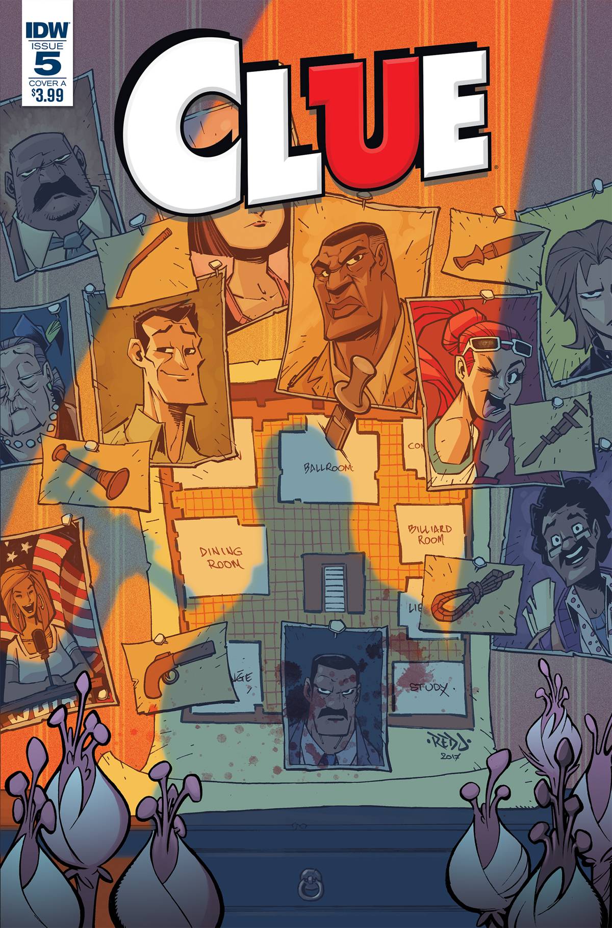 Clue #5 Cover A Sommariva
