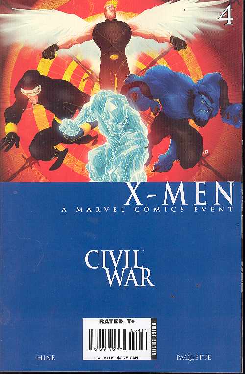 Civil War X-Men #4 (2006)