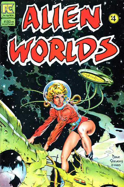 Alien Worlds #4 - Fn/Vf 7.0