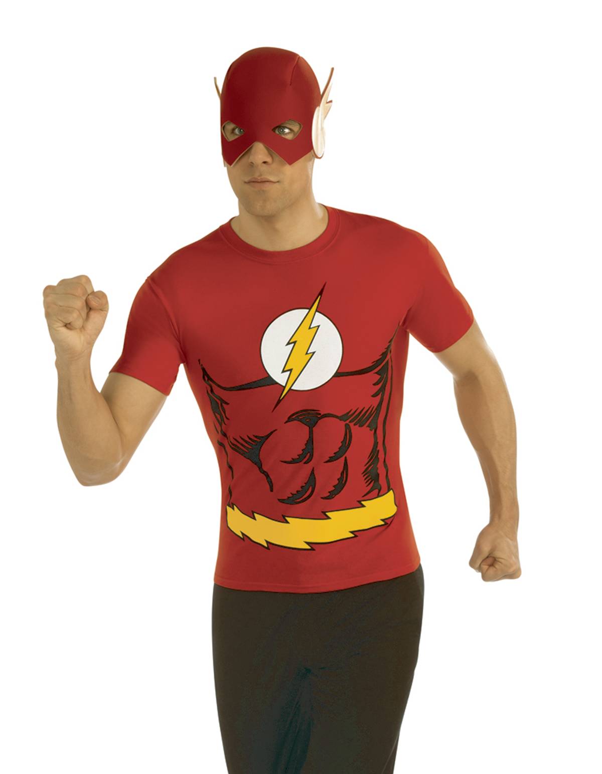 DC The Flash T-Shirt W/ Mask Medium