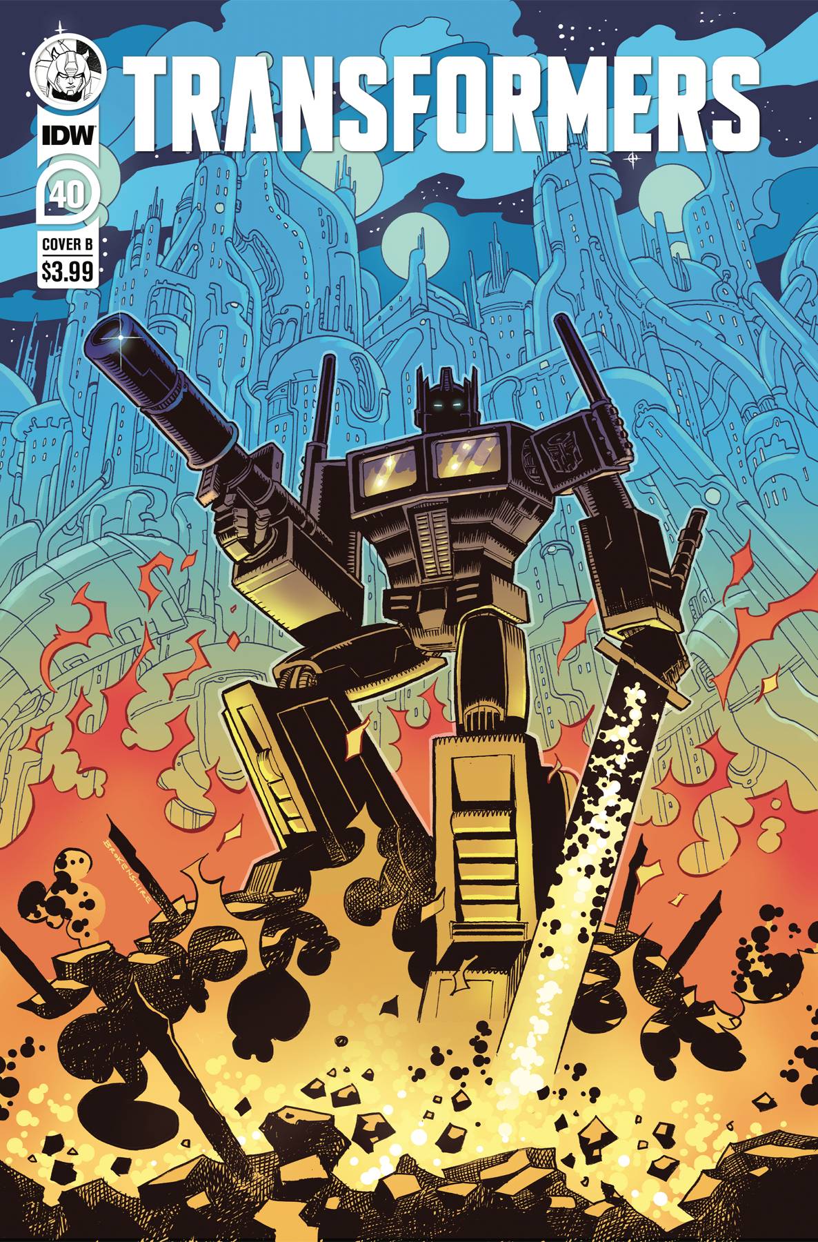 Transformers Volume 40 Cover B Brokenshire