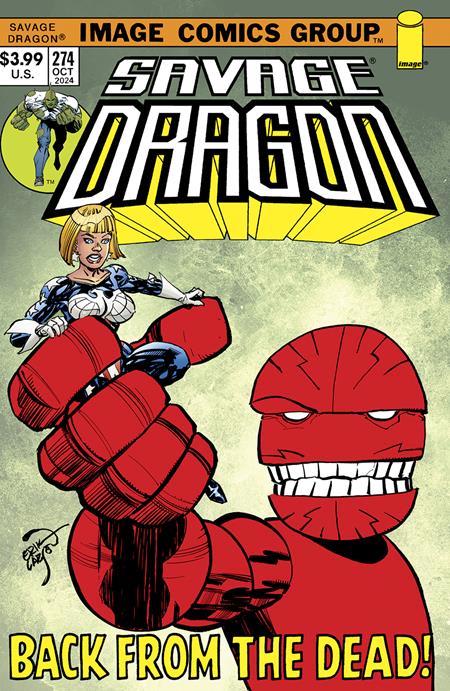 Savage Dragon #274 Cover B Erik Larsen 70's Trade Dress Variant (Mature)