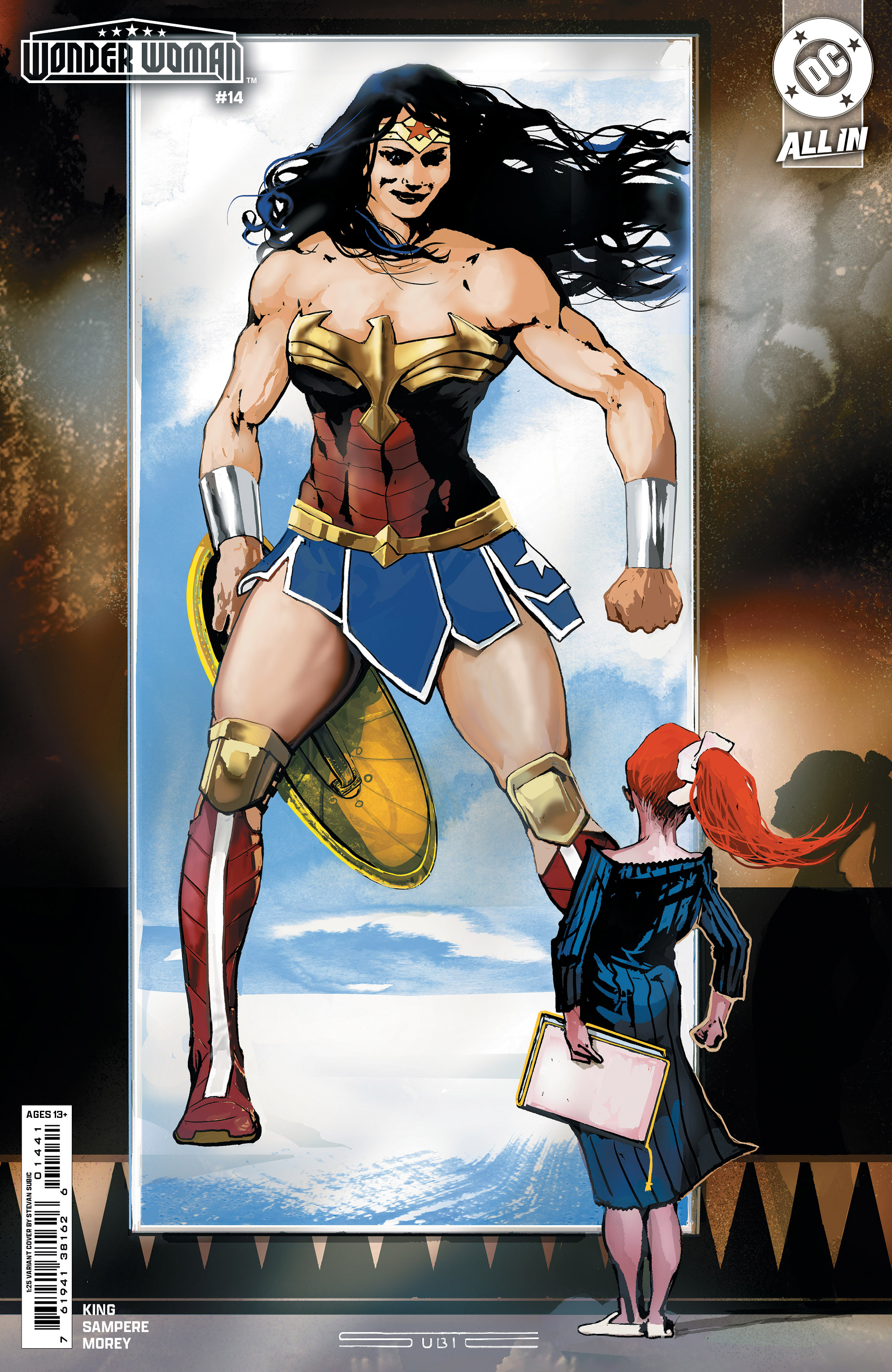 Wonder Woman #14 Cover F 1 for 25 Incentive Stevan Subic Card Stock Variant