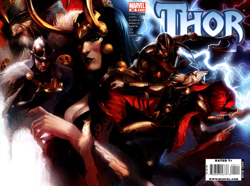 Thor #600 [Variant Edition - Marko Djurdjevic]-Near Mint (9.2 - 9.8)