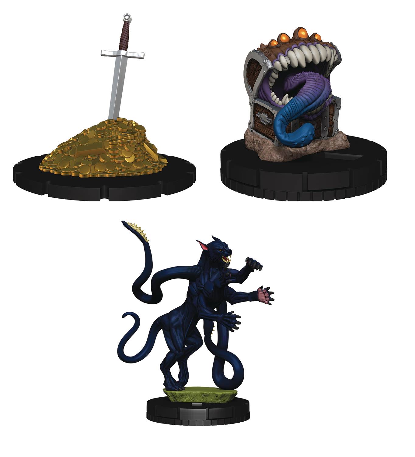 Dungeons & Dragons Heroclix Iconix Den of Displacer Beast Set