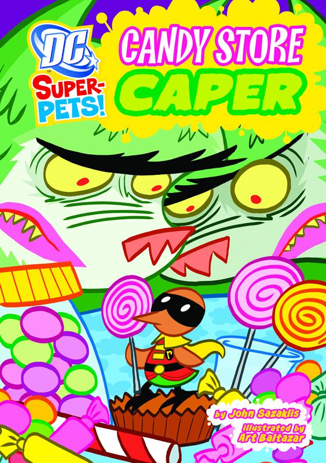 DC Super Pets Young Reader Graphic Novel Candy Store Caper