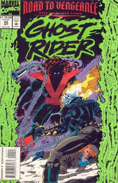 Ghost Rider #42 [Direct Edition]-Very Fine (7.5 – 9)