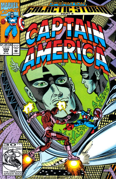 Captain America #399 [Direct]-Very Fine 