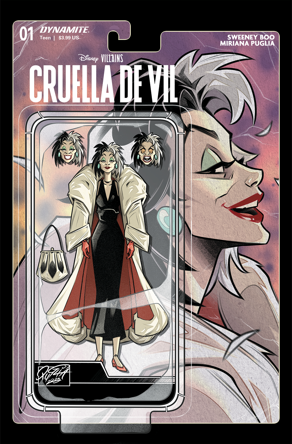 Disney Villains Cruella De Vil #1 Cover D Action Figure