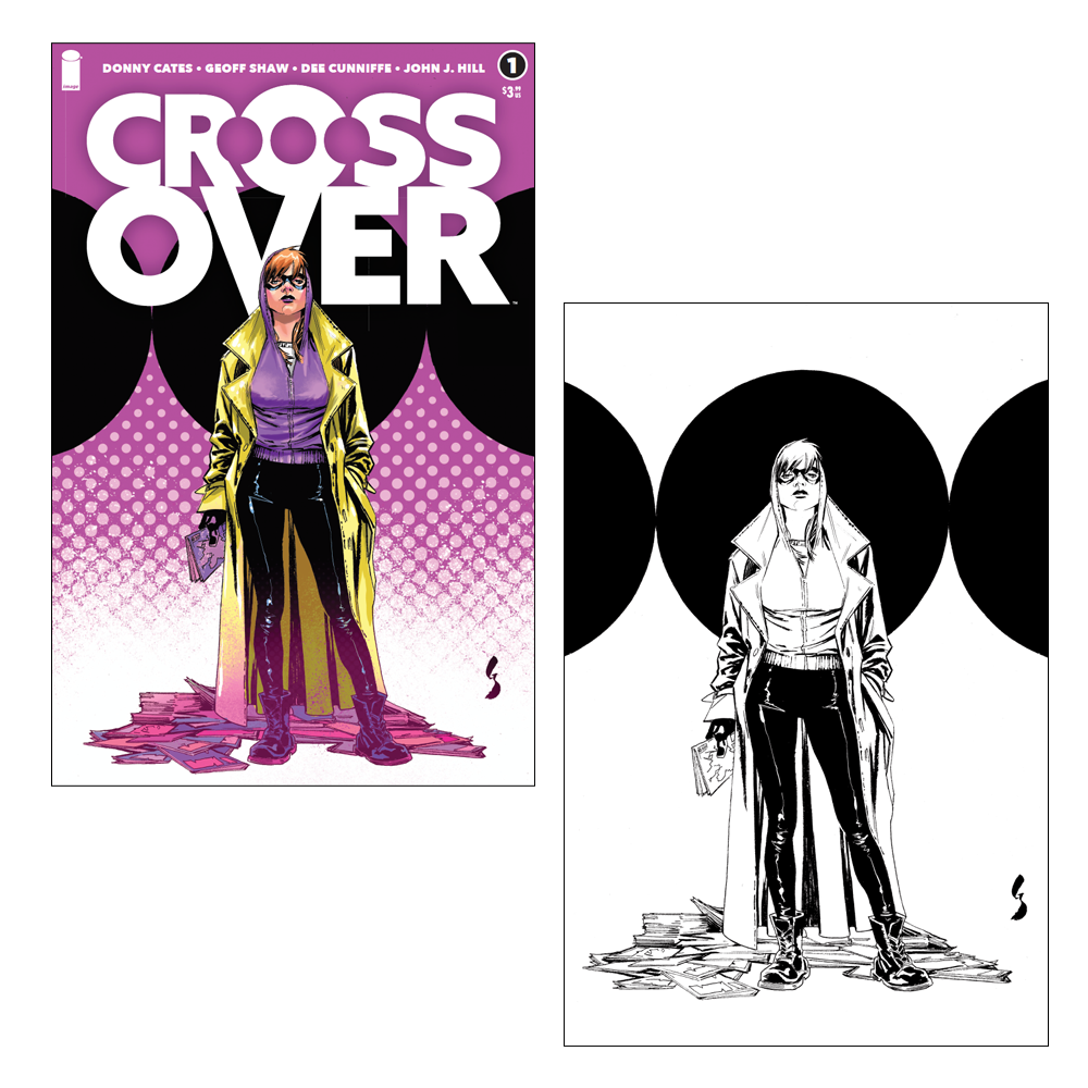 Crossover #1 Big Bang Comics Geoff Shaw Regular + Black & White Virgin Variant Pack