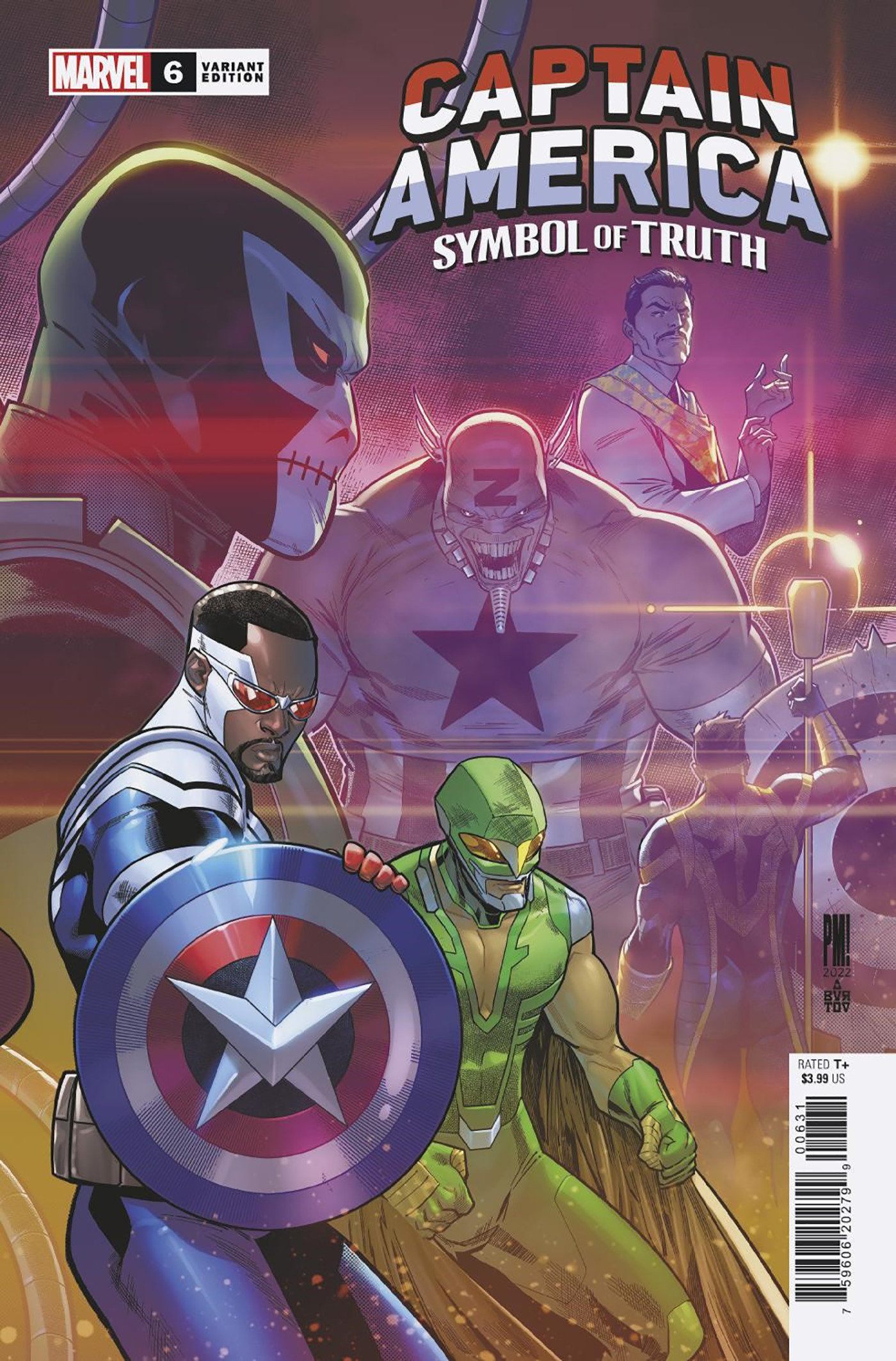 Captain America Symbol of Truth #6 Medina Connecting Cover Variant