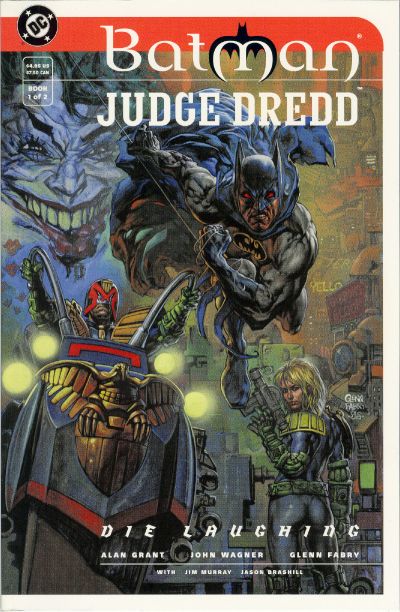 Batman Judge Dredd Die Laughing #1