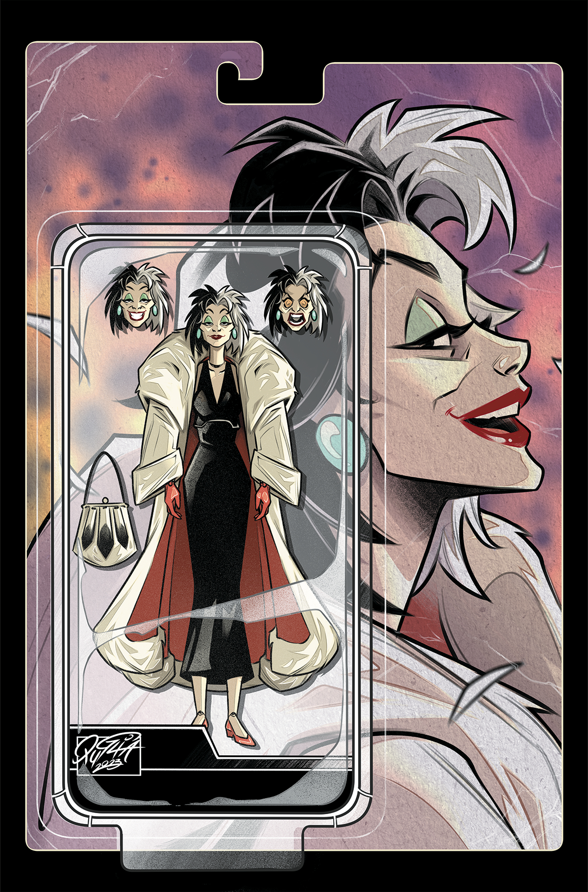 Disney Villains Cruella De Vil #1 Cover F 1 for 10 Incentive Action Figure Virgin