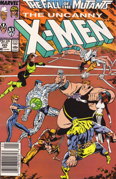 The Uncanny X-Men #225 [Newsstand] - Fn-