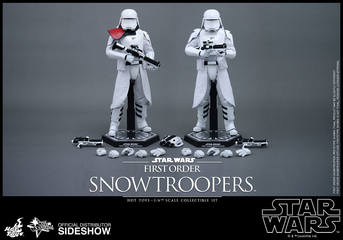 Hot Toys First Order Snowtroopers Episode Vii The Force Awakens