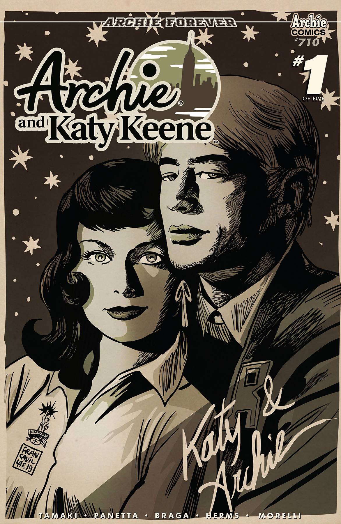 Archie #710 (Archie & Katy Keene Pt1) Cover B Francavilla