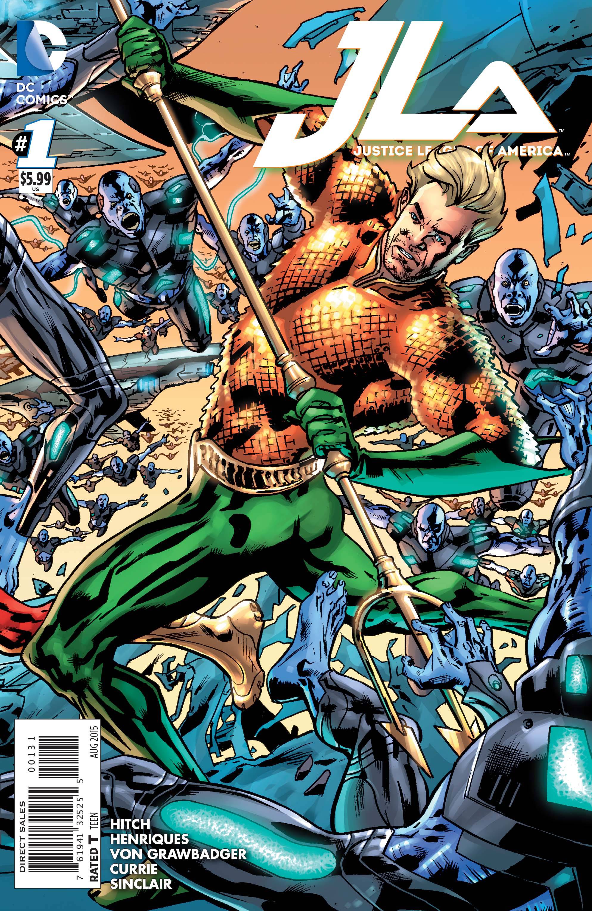 Justice League of America #1 Aquaman Variant Edition (2015)
