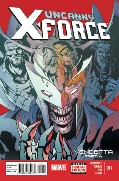 Uncanny X-Force #17-Very Fine (7.5 – 9) Final Issue