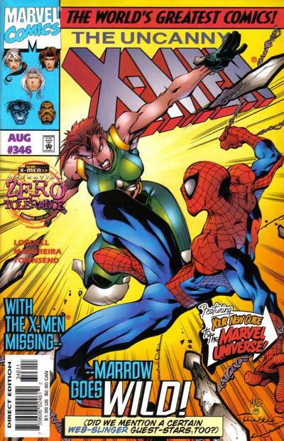 The Uncanny X-Men #346 [Direct Edition]-Very Fine (7.5 – 9)