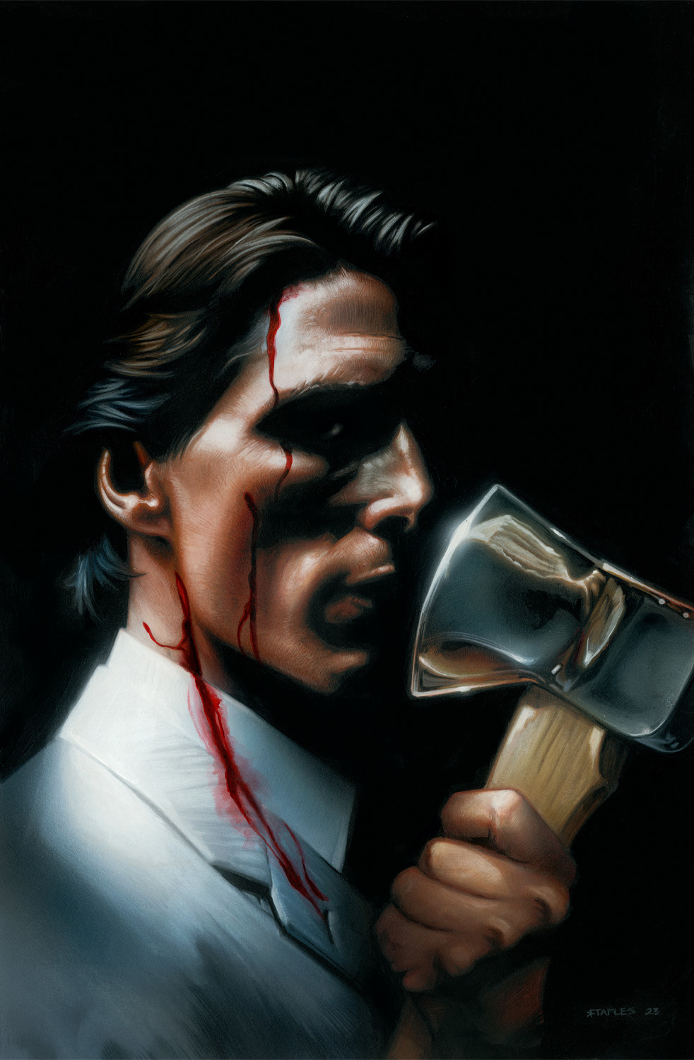 American Psycho #1 Cover H 1 for 100 Incentive Staples Virgin (Mature) (Of 5)